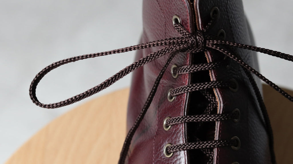 革靴の高級靴紐2種類を紹介