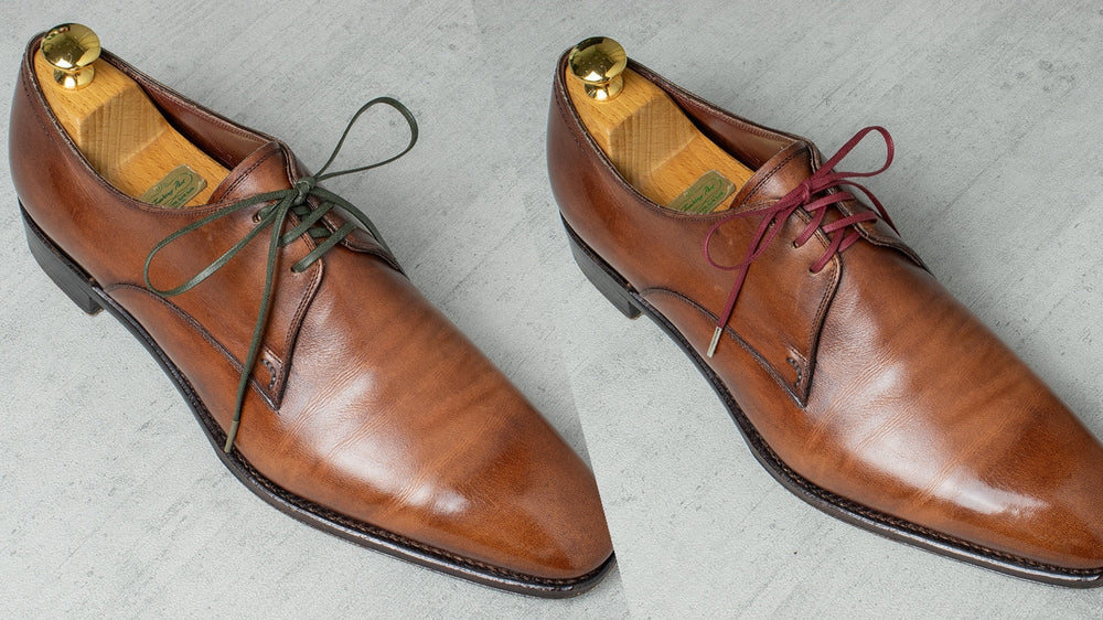 革靴と紐の色の組み合わせまとめ【5色の靴×15色の紐】