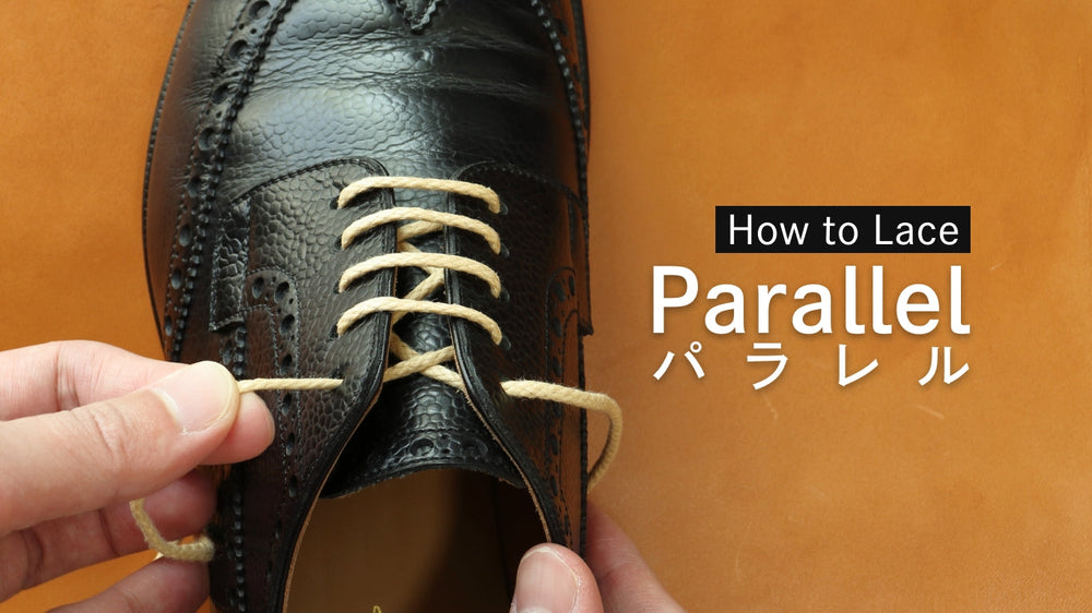 How to Tie (Lace) Dress Shoelaces in a Parallel Style [With How-to-Loo - MONDSHOELACE How to Tie (Lace) Dress Shoelaces in a Parallel Style [With How-to-Loo - MONDSHOELACE