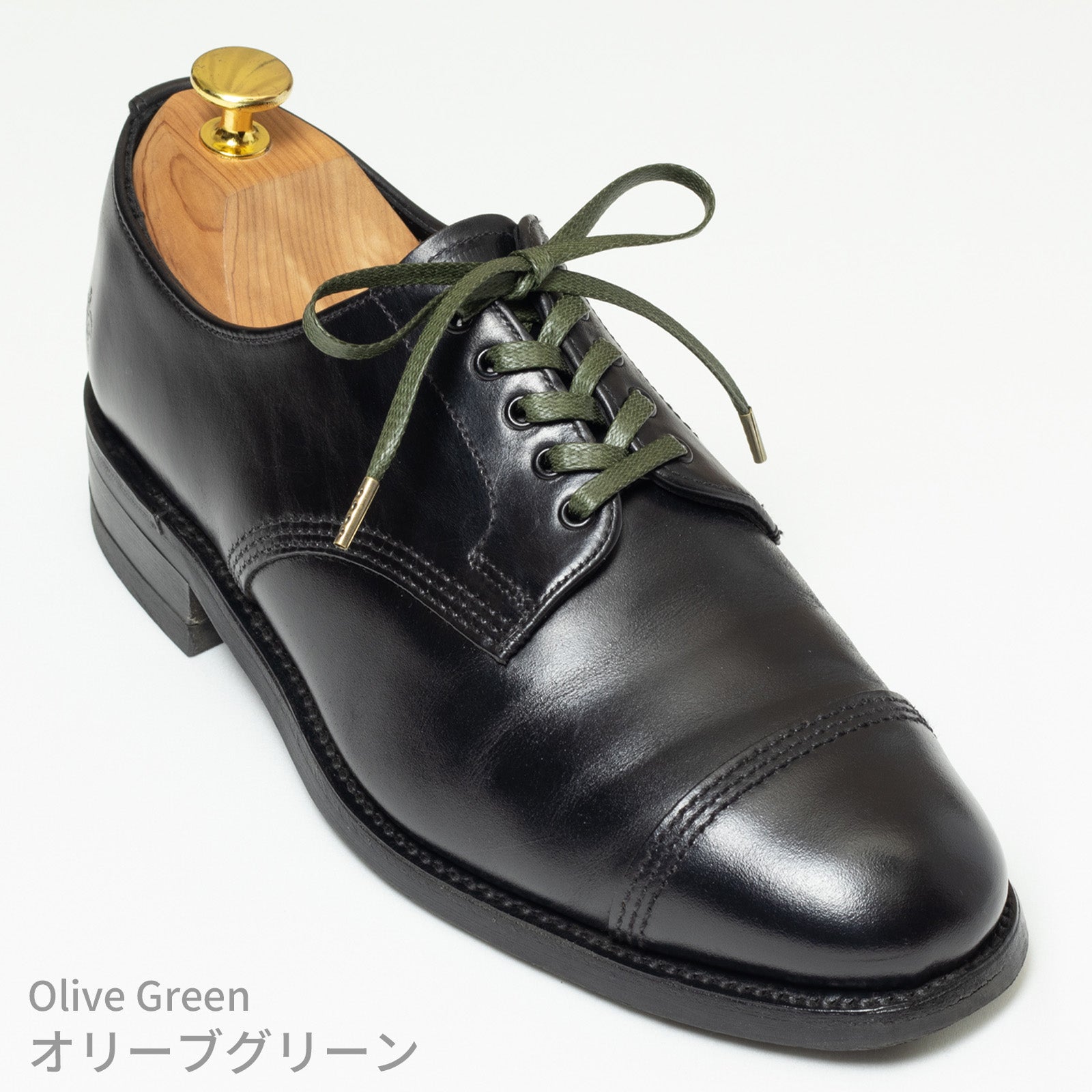 蝋引き靴紐　平紐石目柄5.5mm