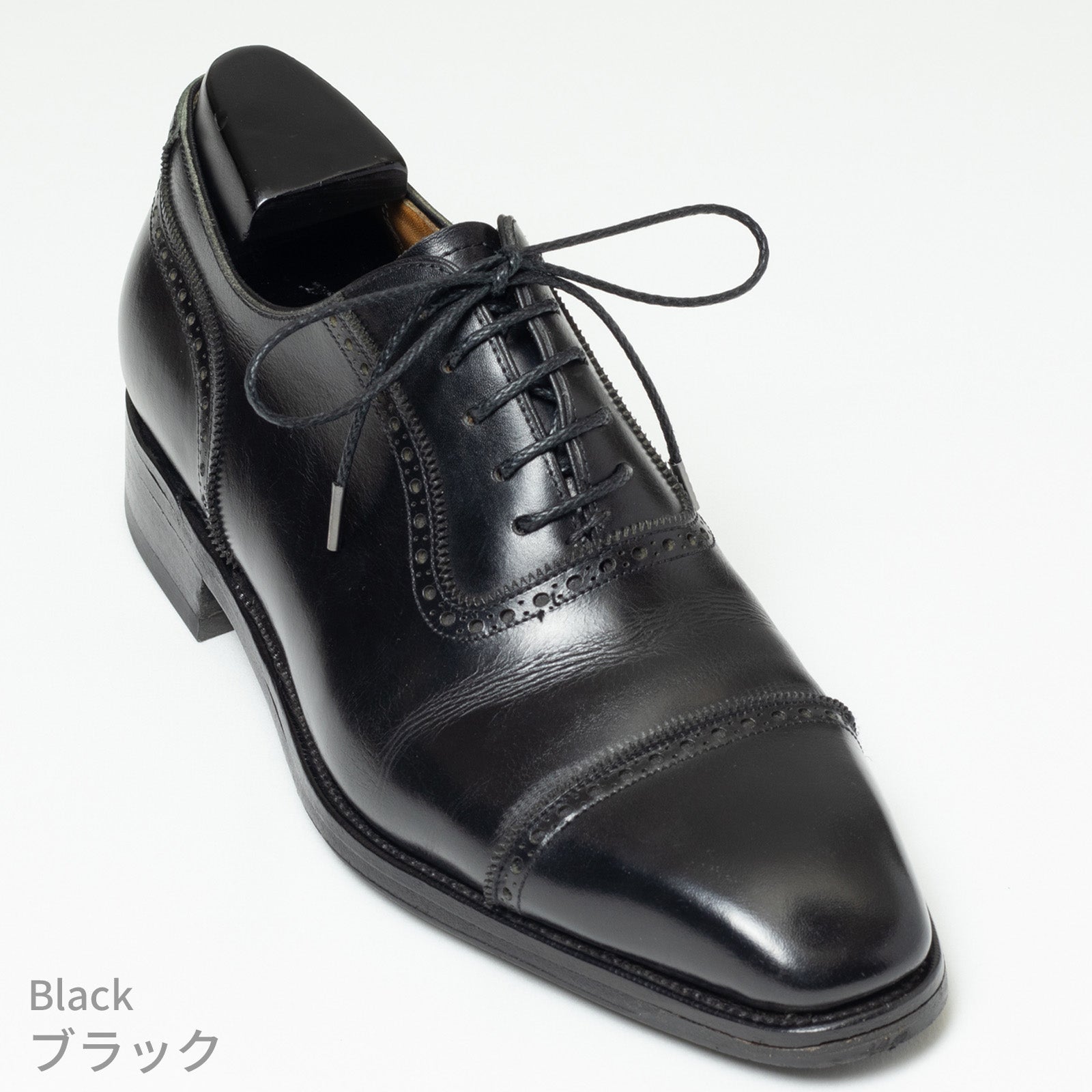 蝋引き靴紐　丸紐石目柄2.5mm