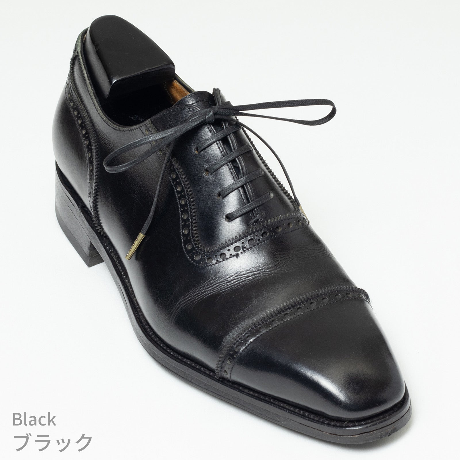 ほどけにくい蝋引き靴紐　平紐3.5mm