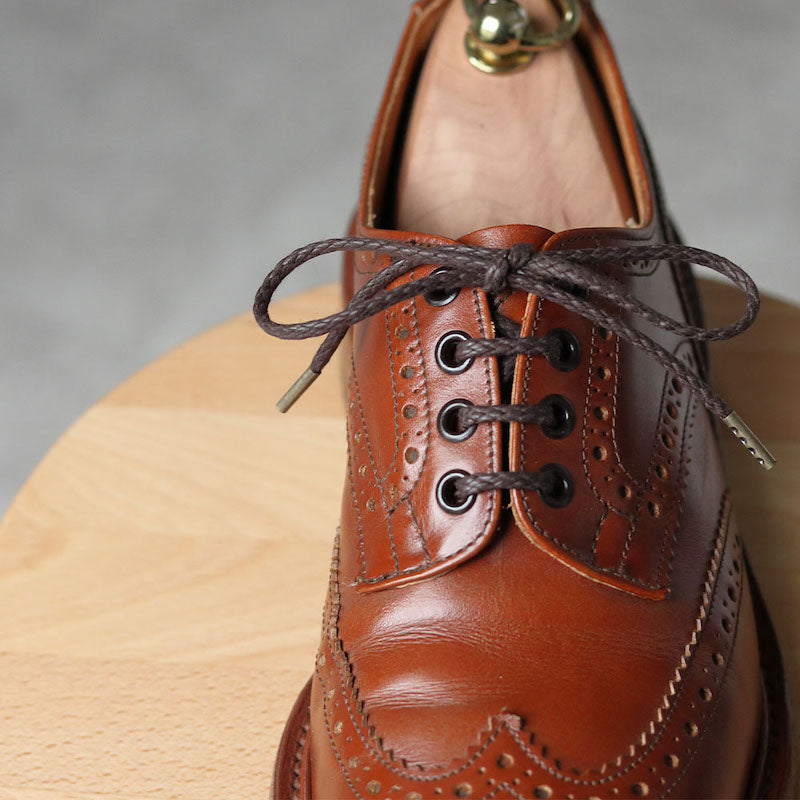 革靴用のブラウン・茶色の靴紐 - 革靴の紐のMONDSHOELACE